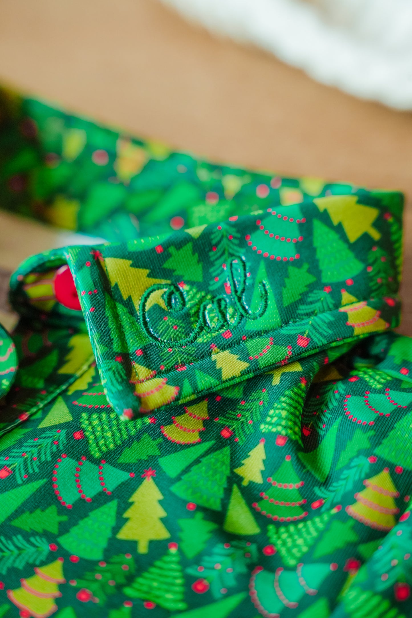 Christmas Tree Polo Onesie