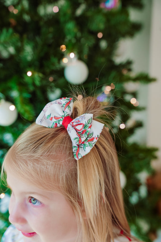 Nutcracker Hair Bow