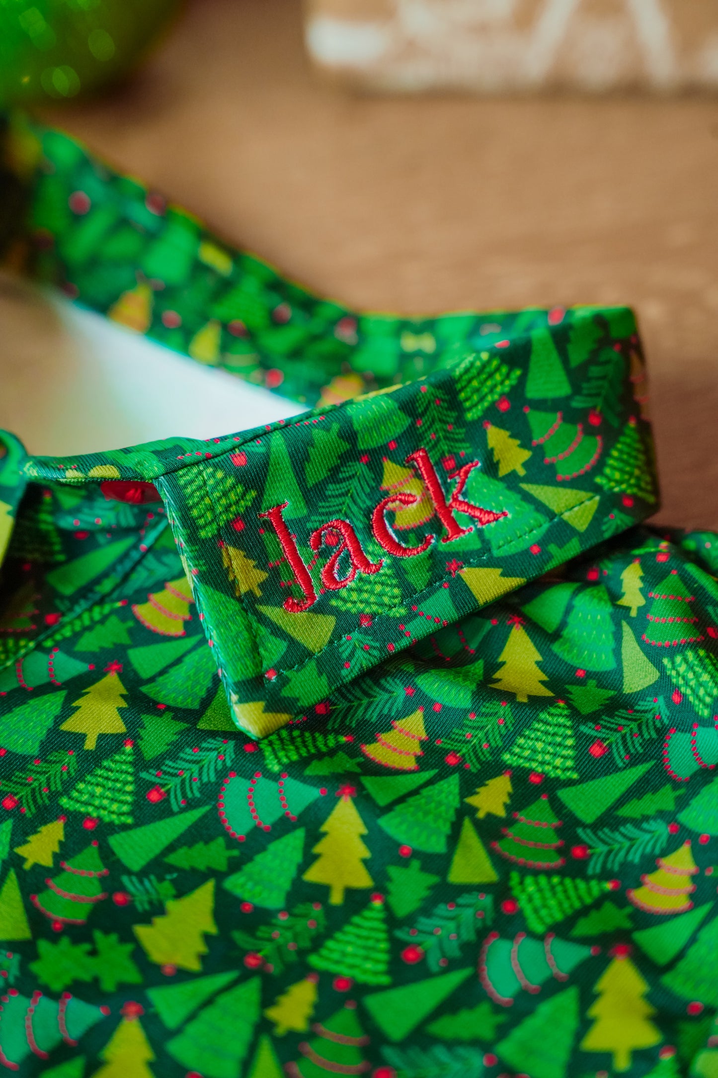 Christmas Tree Polo Onesie