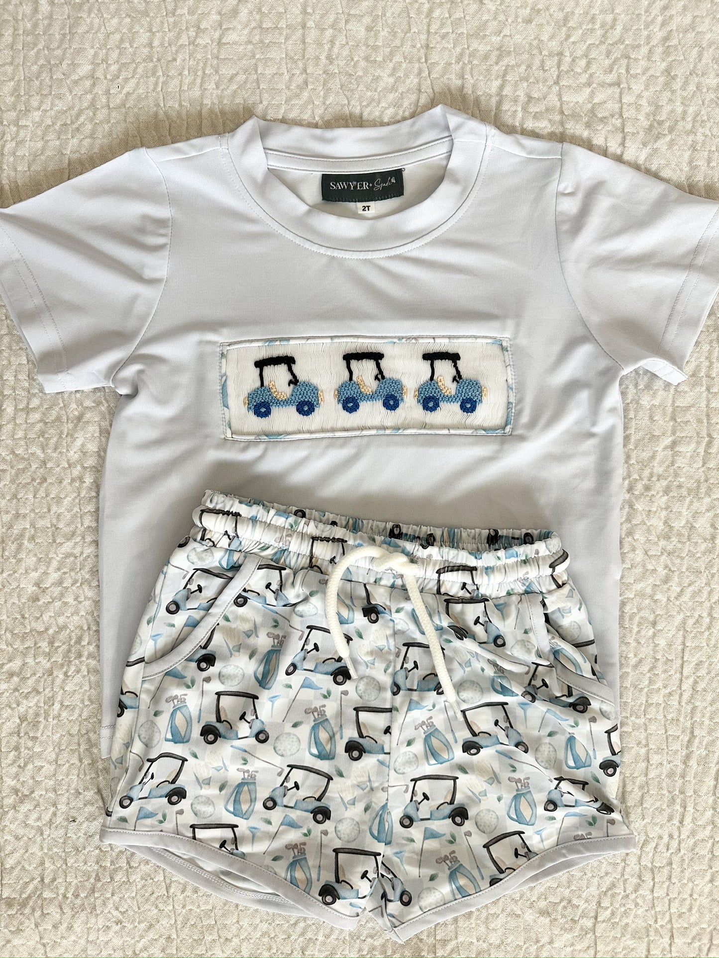 Smocked Golf Sport Set