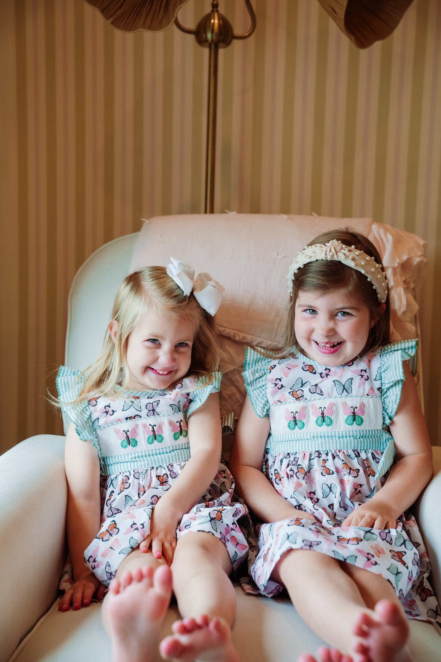 Butterfly Smocked Dress