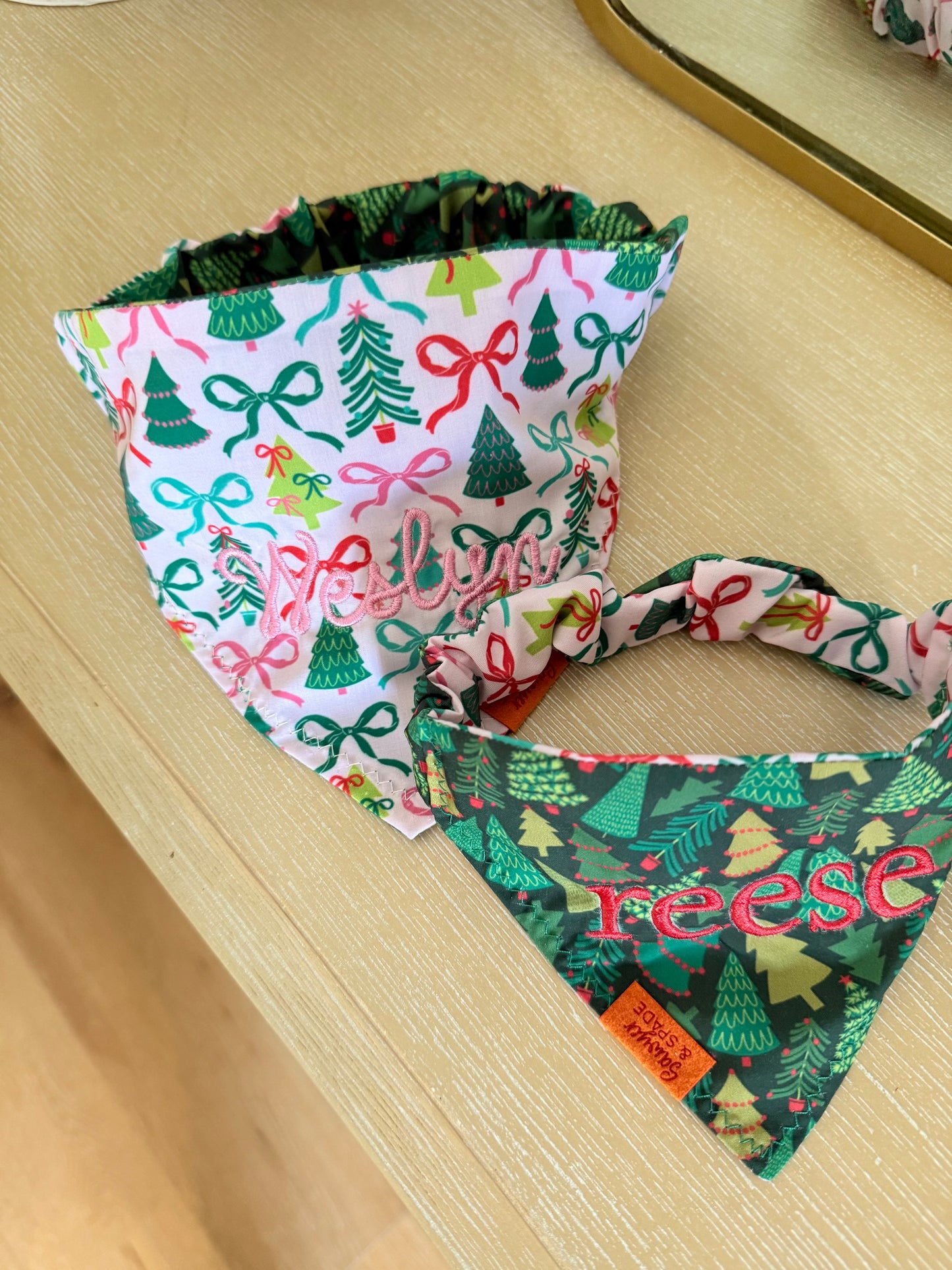 Reversible Holiday Pet Bandana (SS x Freak'n Dog Moms)