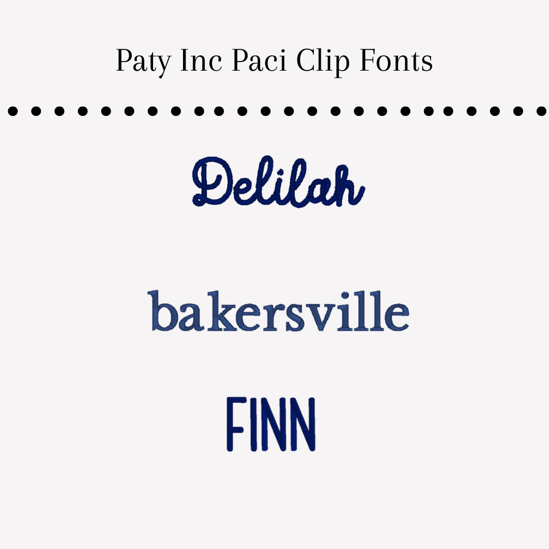 Paty Inc Knit Pacifier Clip - White