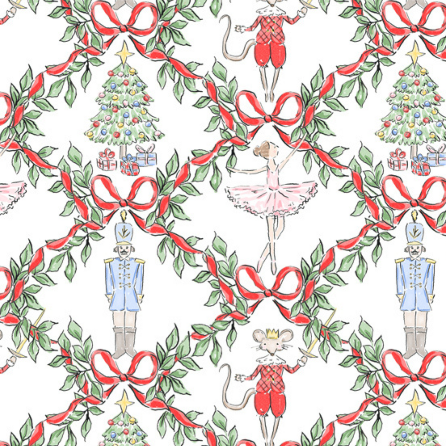 PREORDER Custom Smocked Nutcracker Gift Bag