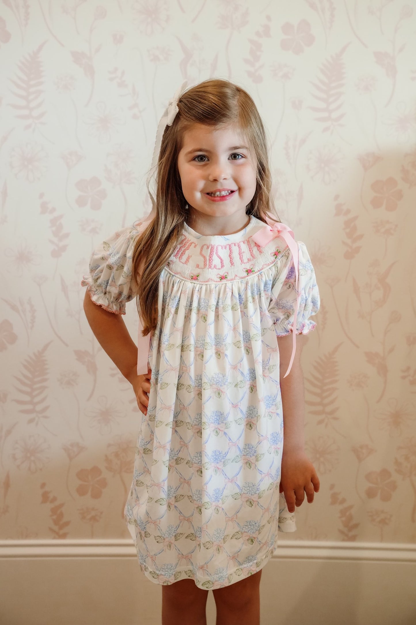 Big Sister Smocked Dress
