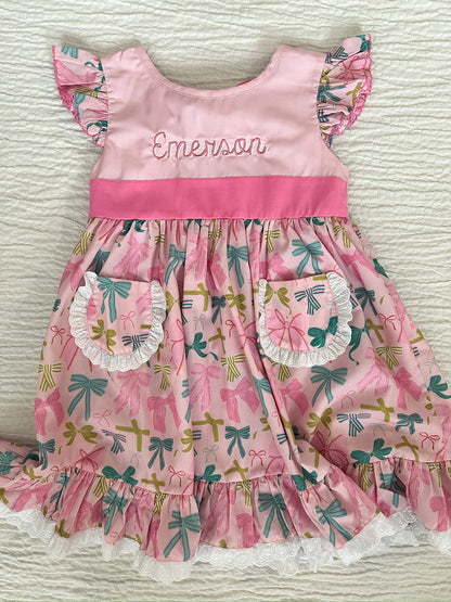 Pink Bow Dress