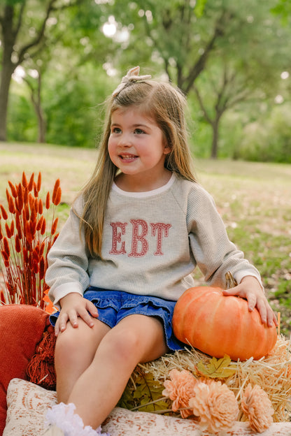 Gray Waffle Sweatshirt