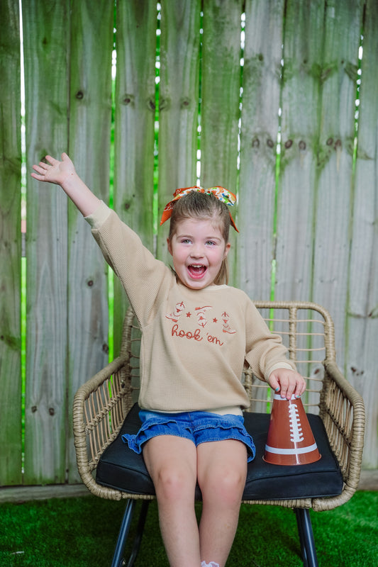 Tan Waffle Sweatshirt