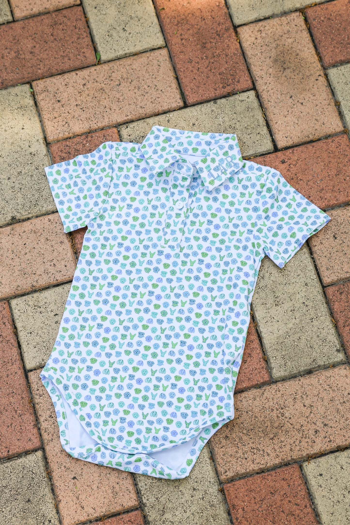 The Dapper Dog Polo Onesie
