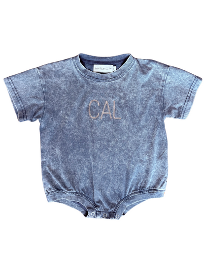 Navy Acid Wash Bubble