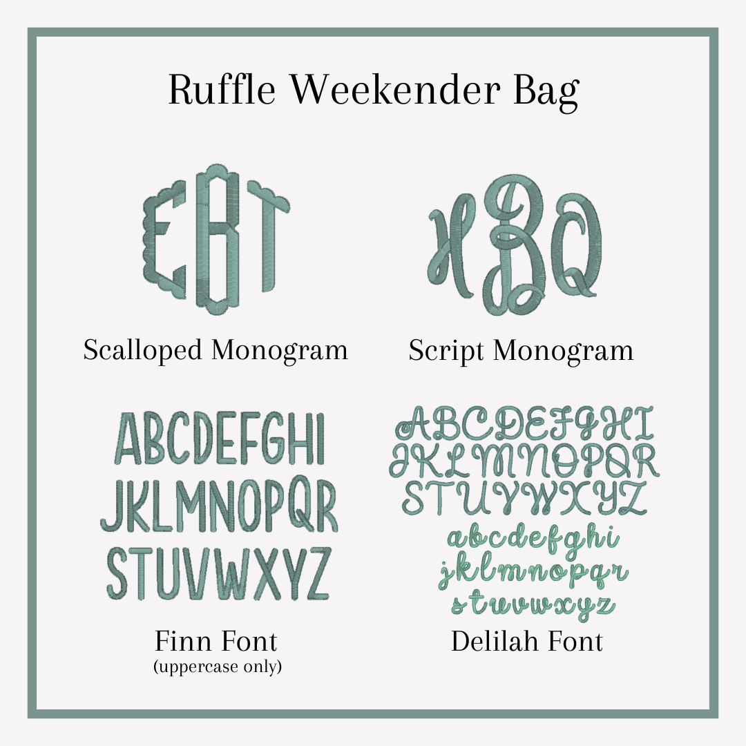 Floral Weekender Overnight Bag | Personalized Kids Duffle Bag