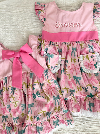 Pink Bow Dress