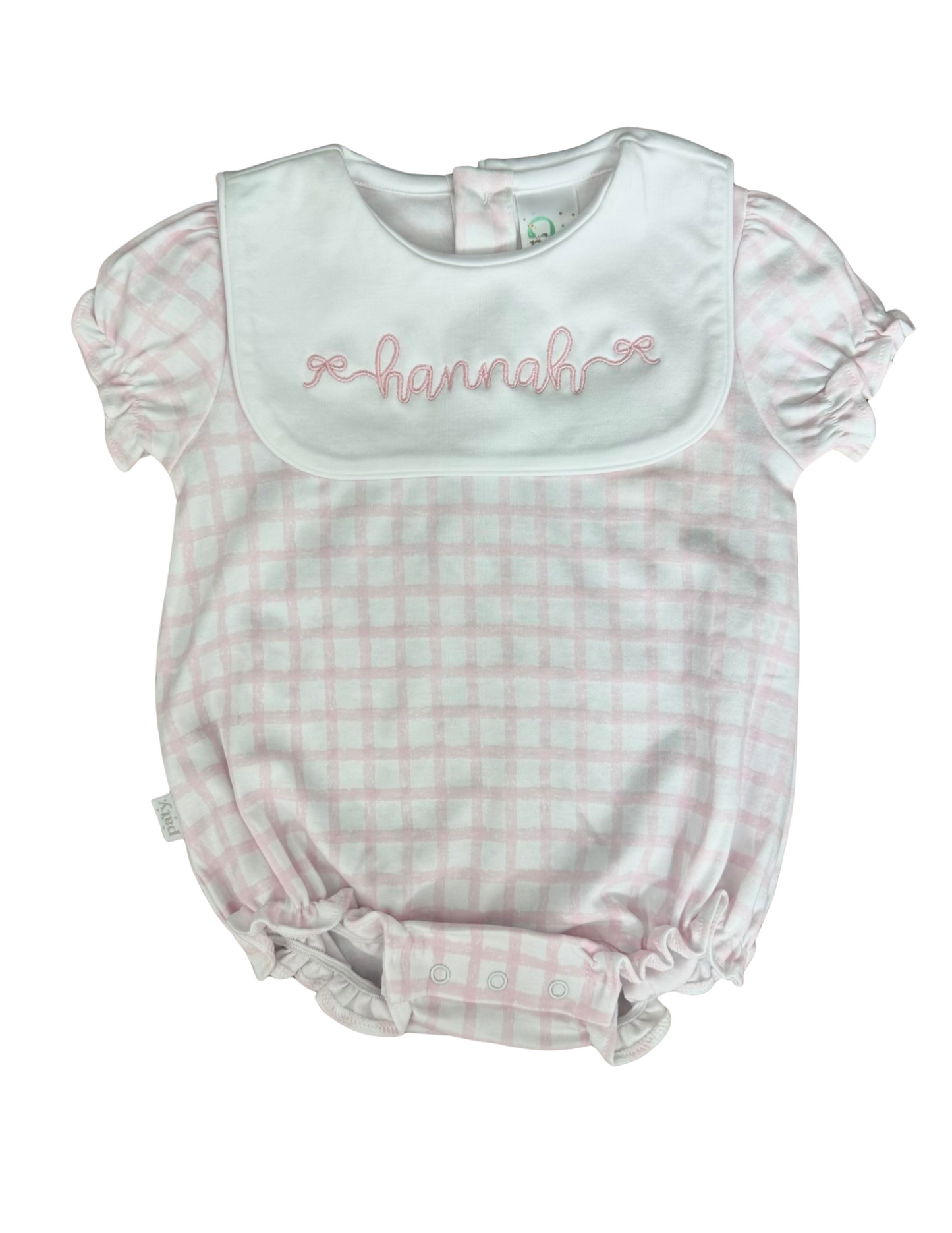 Paty Inc Pink Gingham Bubble