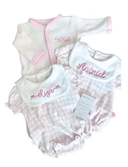 Paty Inc Pink Gingham Bubble