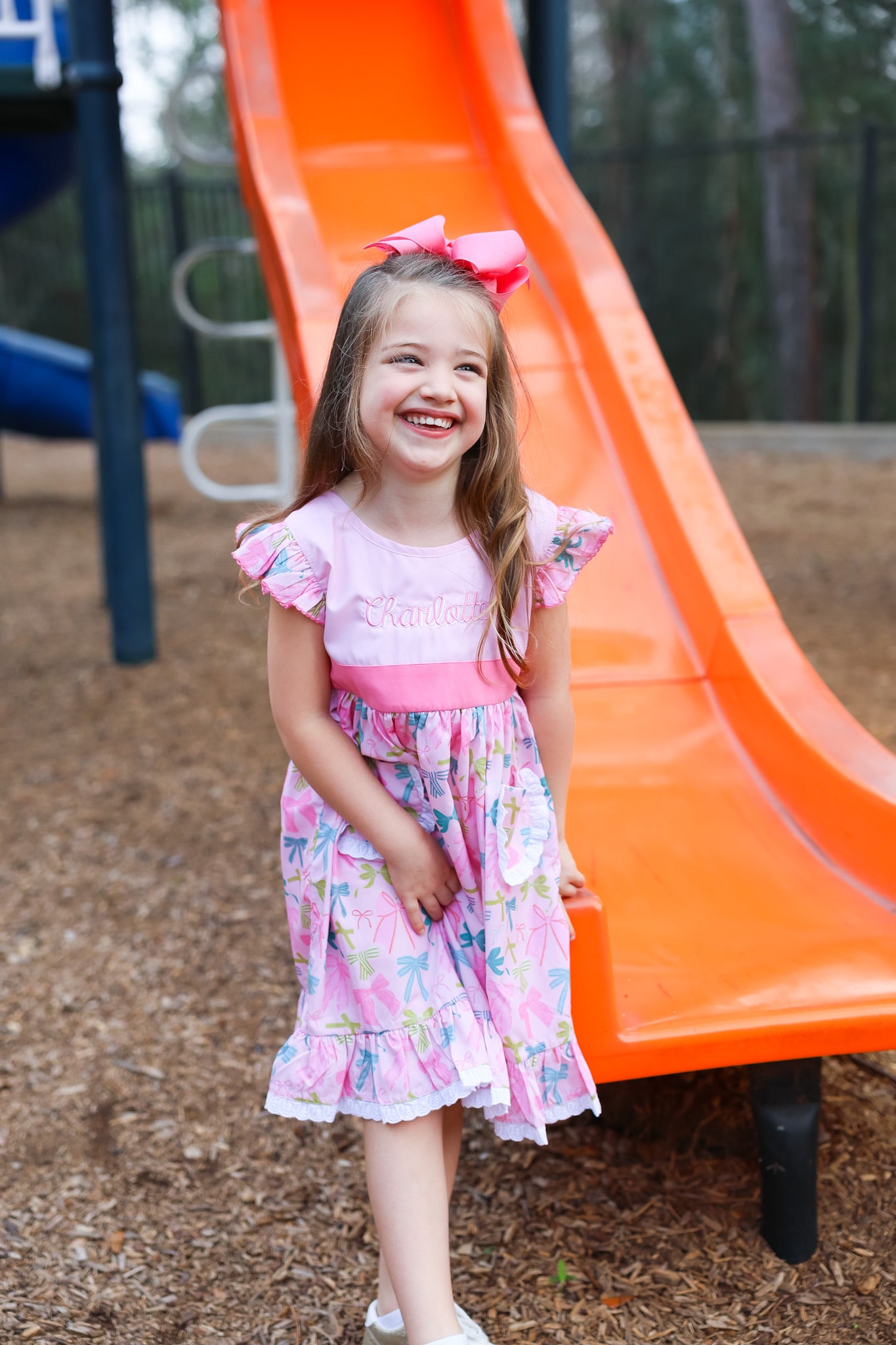 Pink Bow Dress