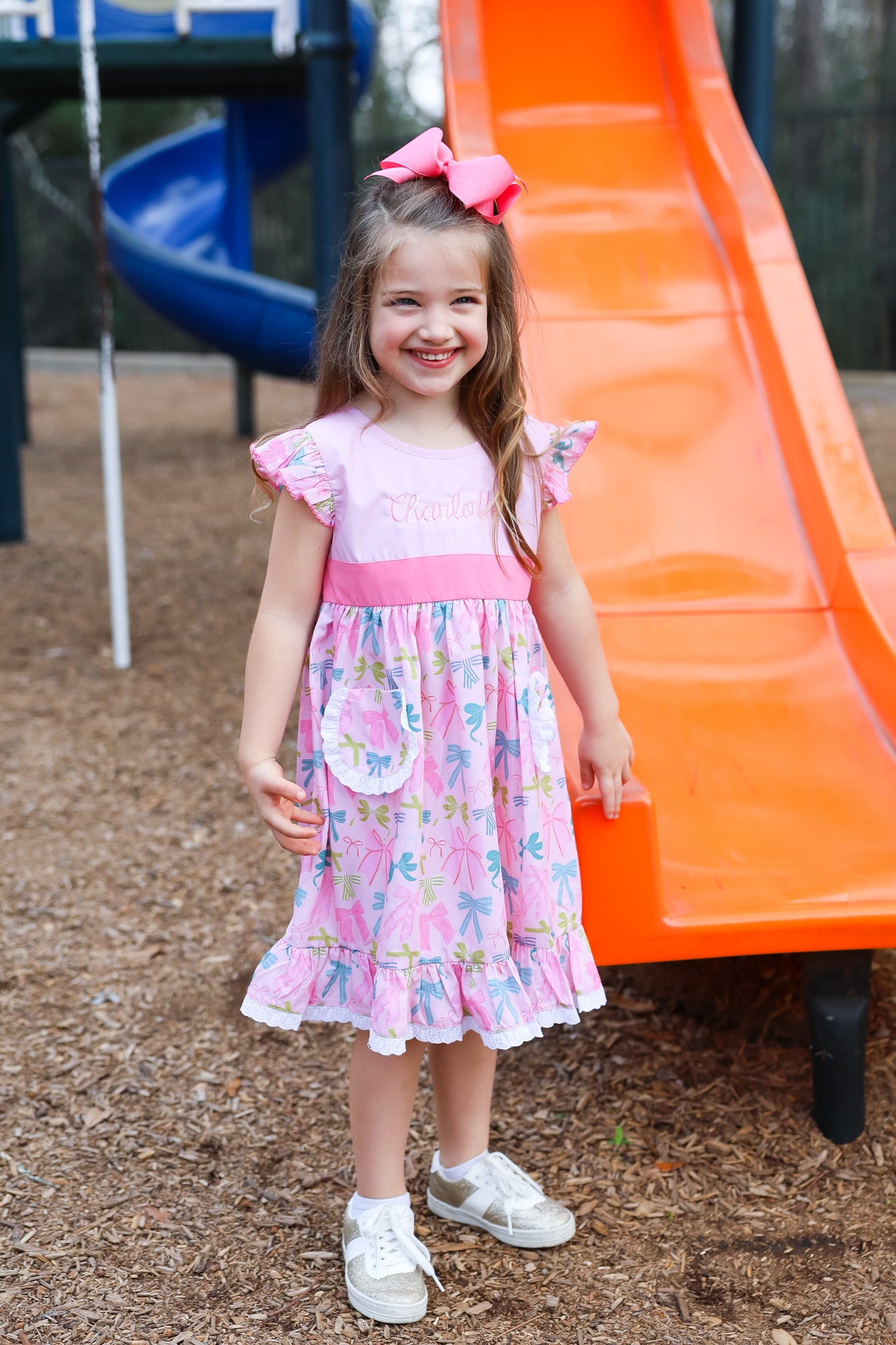 Pink Bow Dress