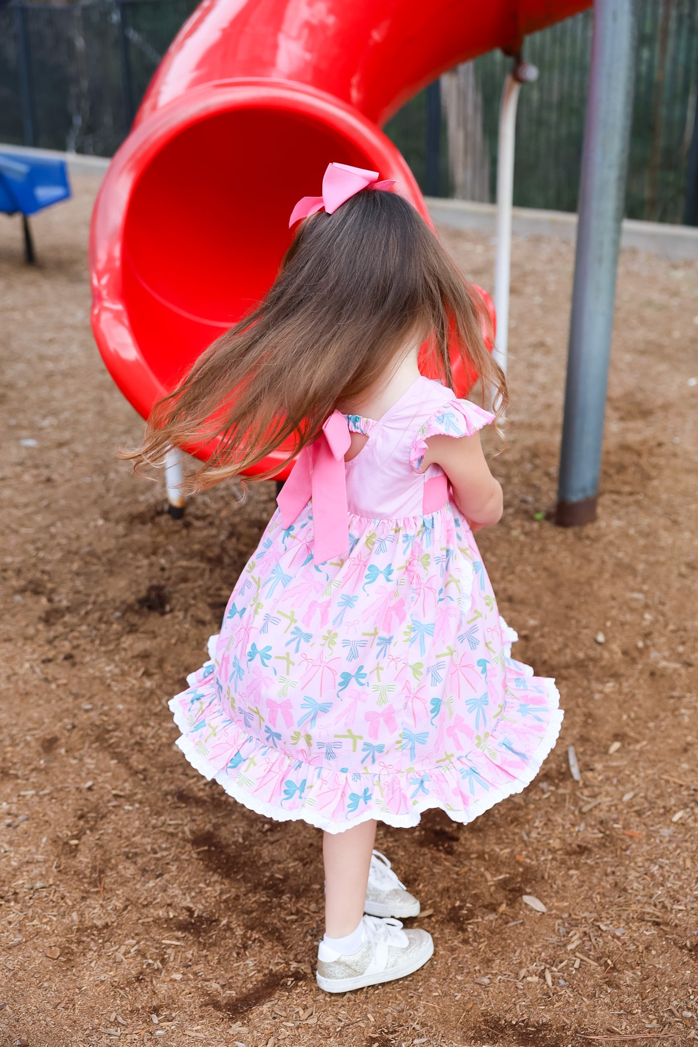 Pink Bow Dress
