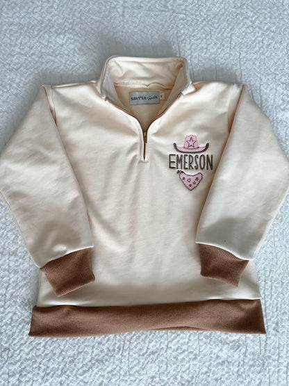 Cream & Caramel Pullover