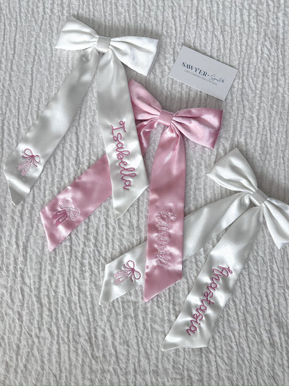 Long Tail Hair Bow