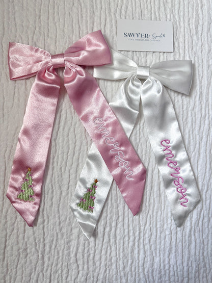 Long Tail Hair Bow