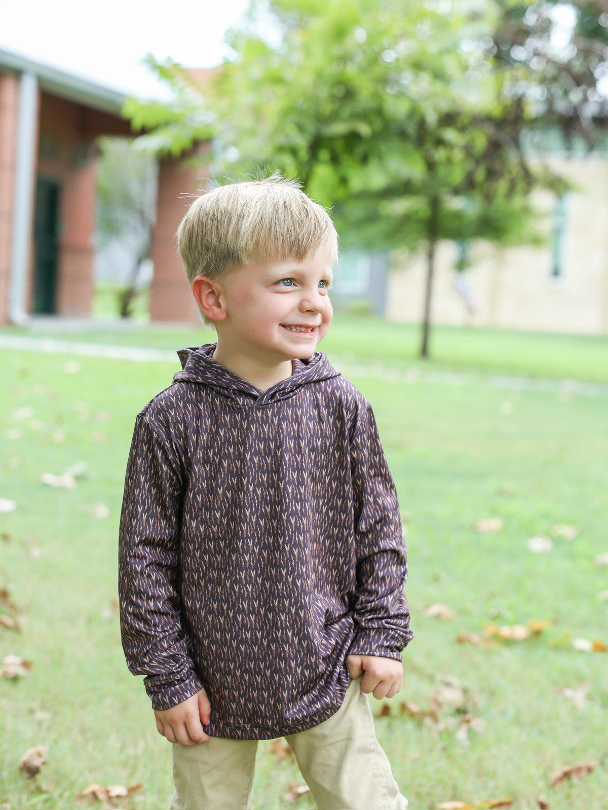 Boys Wheatgrass Performance Hoodie | Father & Son Matching Hoodie