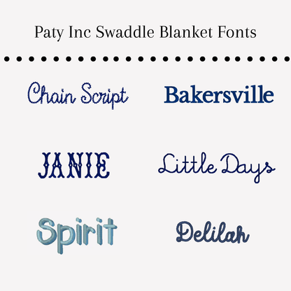 Paty Inc Gray Swaddle Blanket with Blue Trim