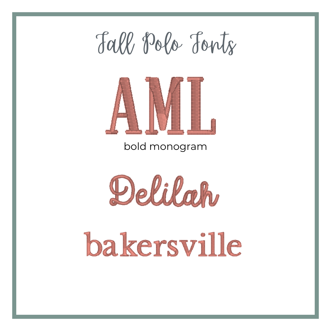 Fall Harvest Polo Onesie (SS x Be Sweet Ink)