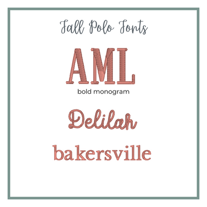 Fall Harvest Polo Onesie (SS x Be Sweet Ink)