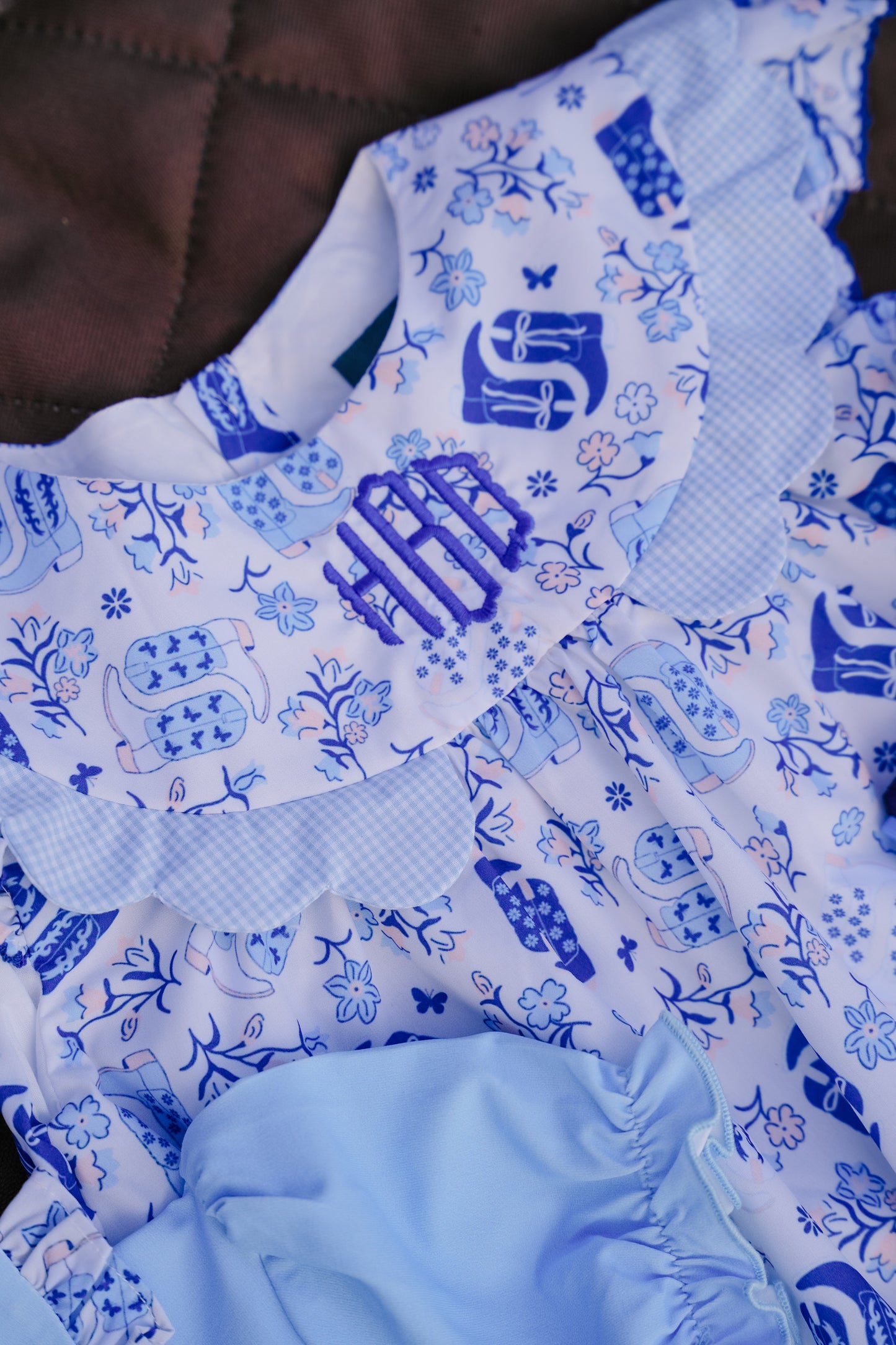 Blue Boots Rodeo Dress