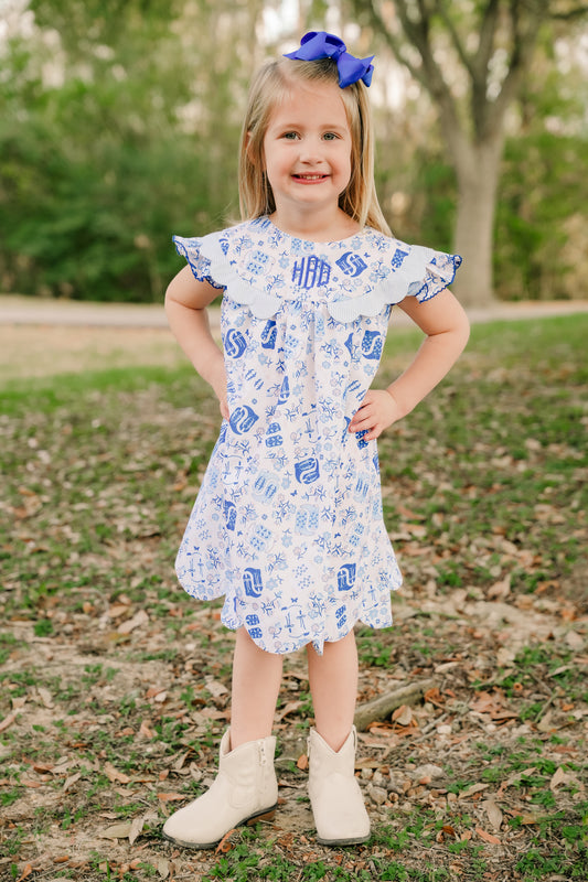 Blue Boots Rodeo Dress