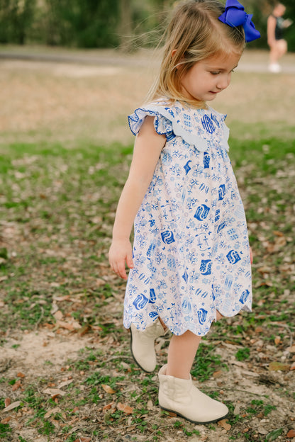Blue Boots Rodeo Dress