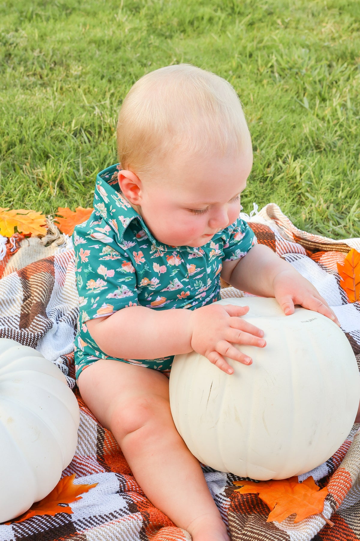 Fall Harvest Polo Onesie (SS x Be Sweet Ink)