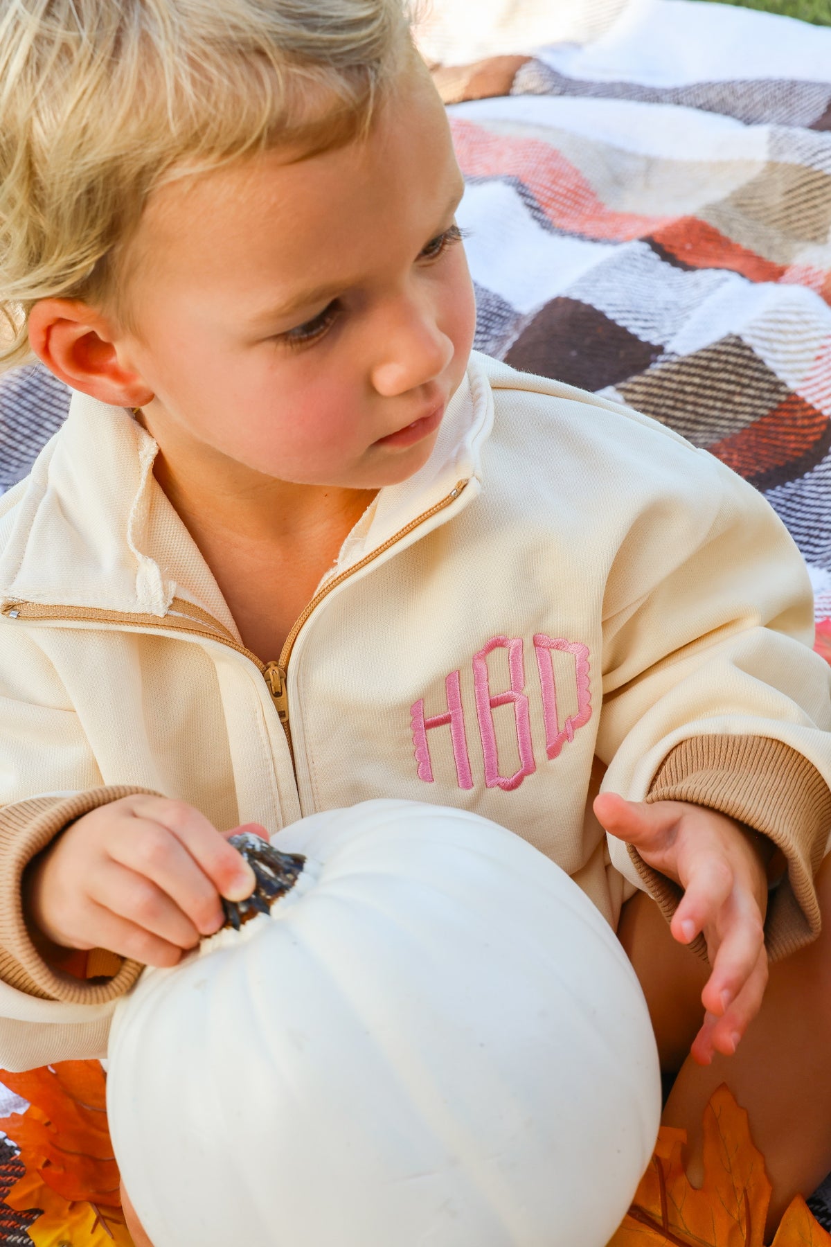 Cream & Caramel Bubble Romper | Personalized Baby & Toddler Bubble