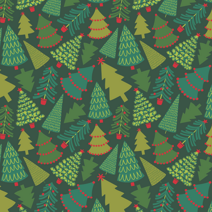 PREORDER Custom Green Christmas Tree Gift Bag