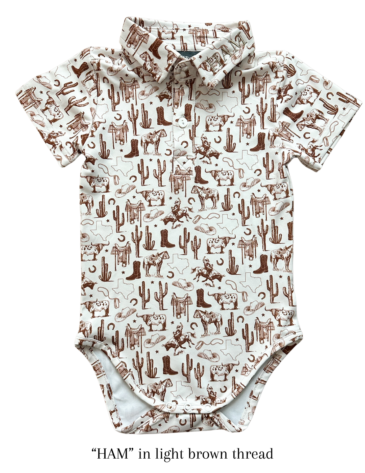 Rodeo Polo Onesie