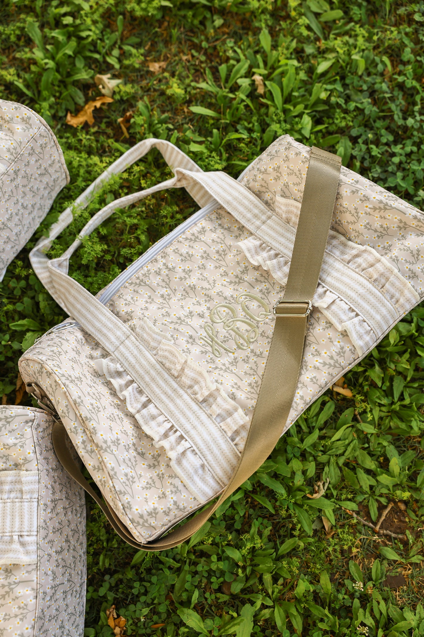 Floral Weekender Overnight Bag