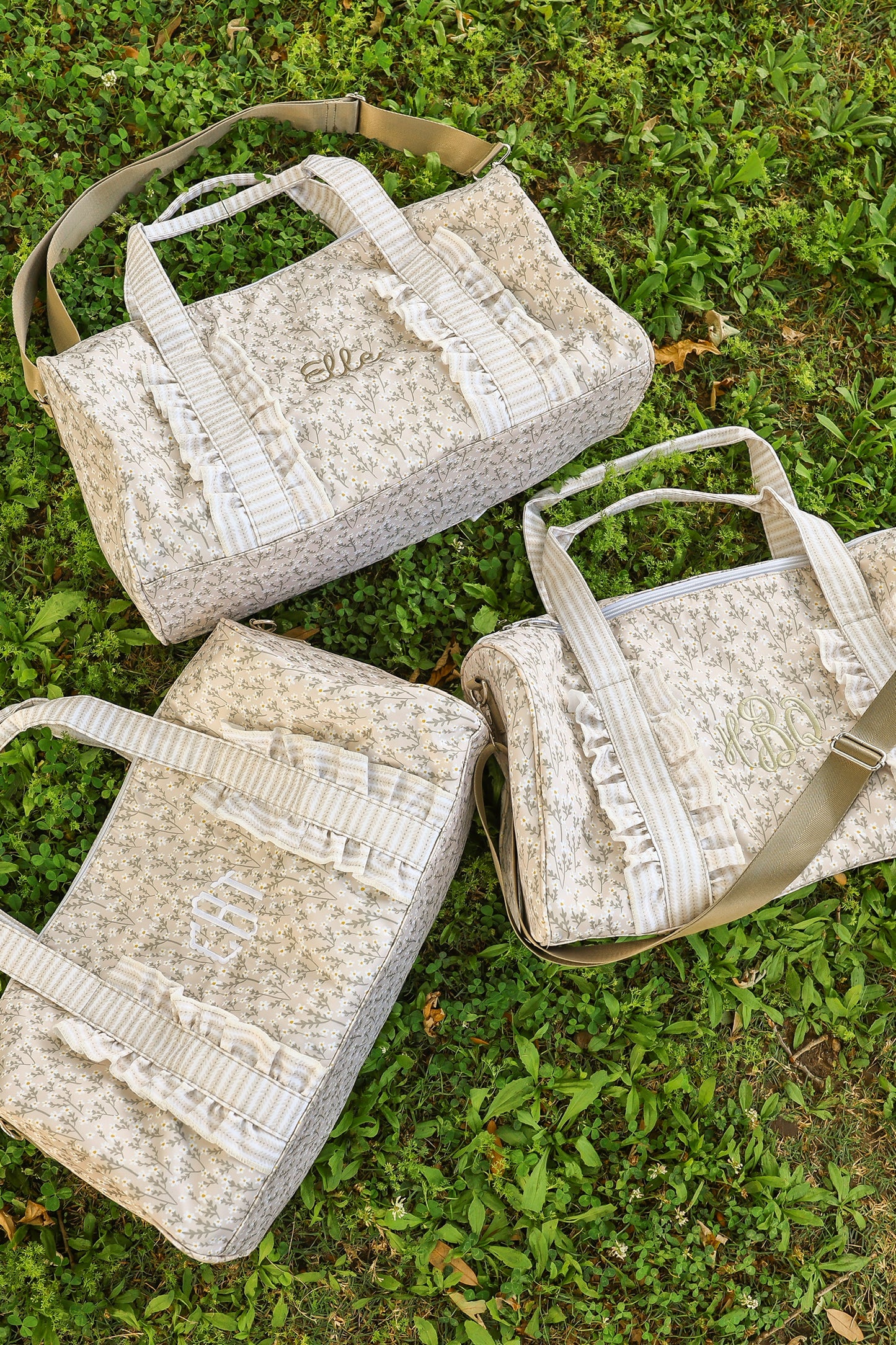 Floral Weekender Overnight Bag