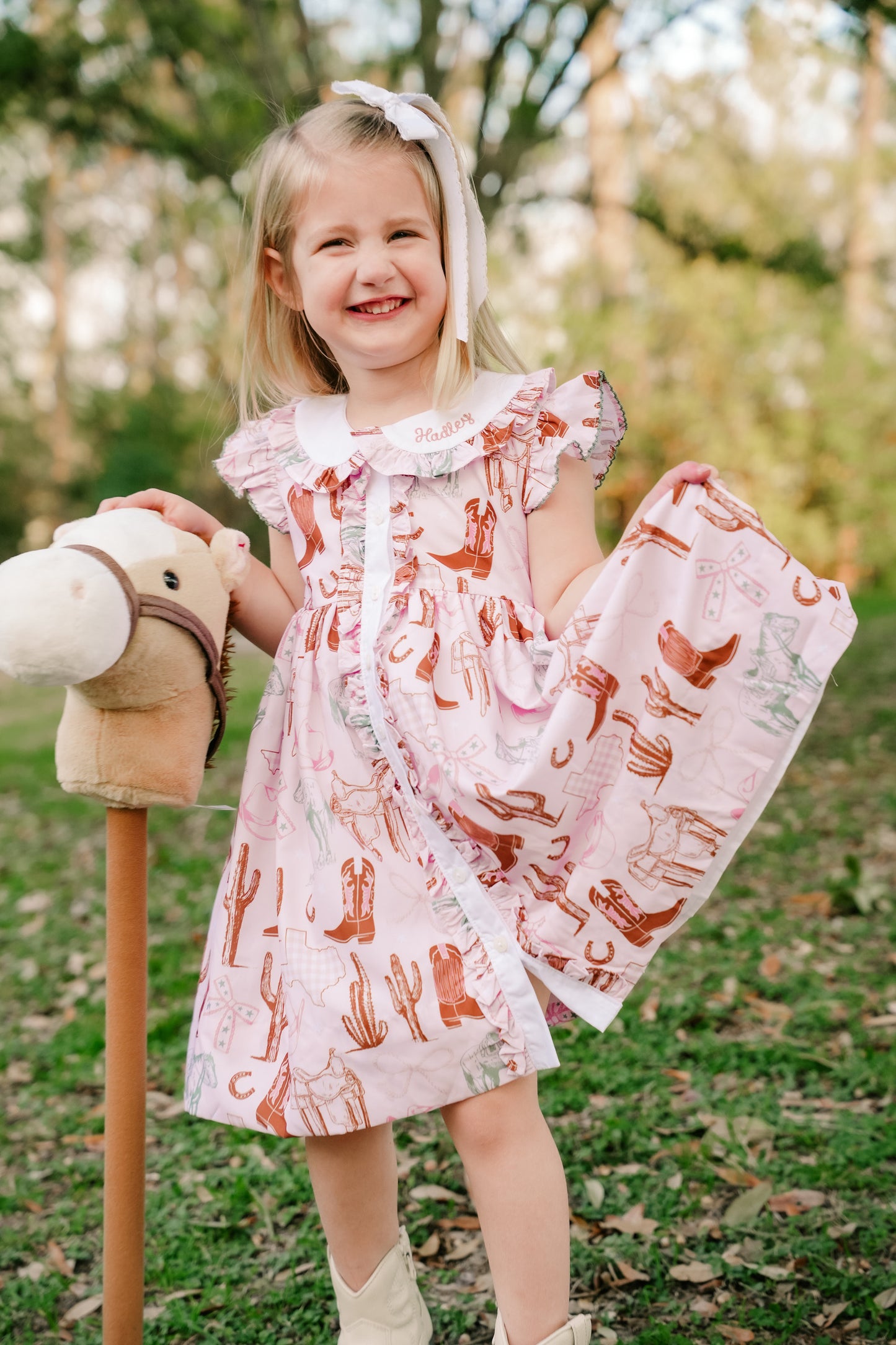 Pink Western Rodeo Dress