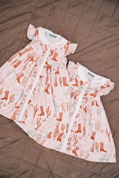 Pink Western Rodeo Dress