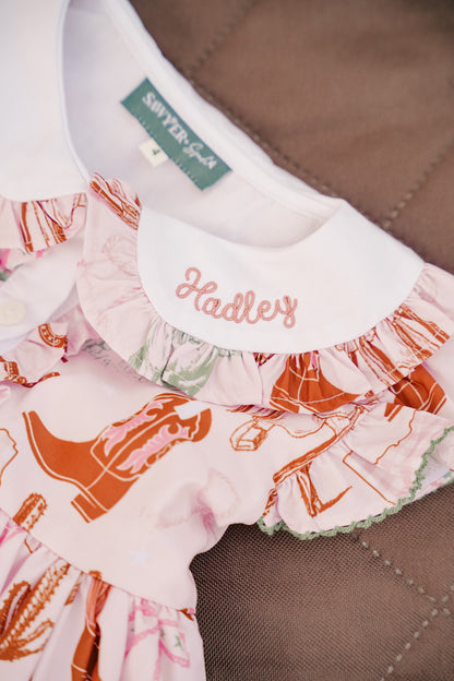 Pink Western Rodeo Dress