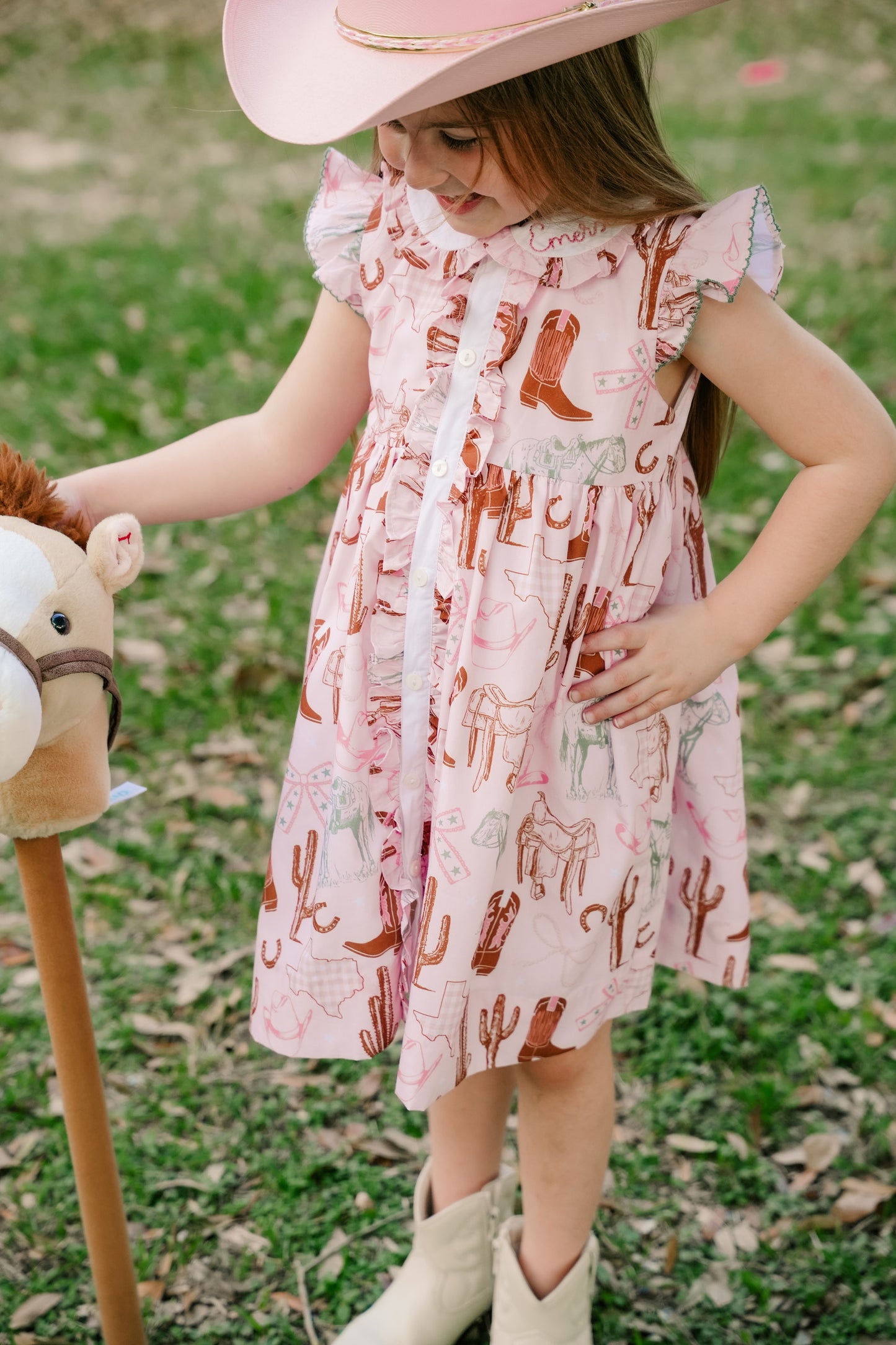 Pink Western Rodeo Dress
