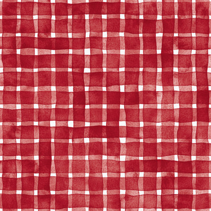 PREORDER Custom Red Plaid Gift Bag