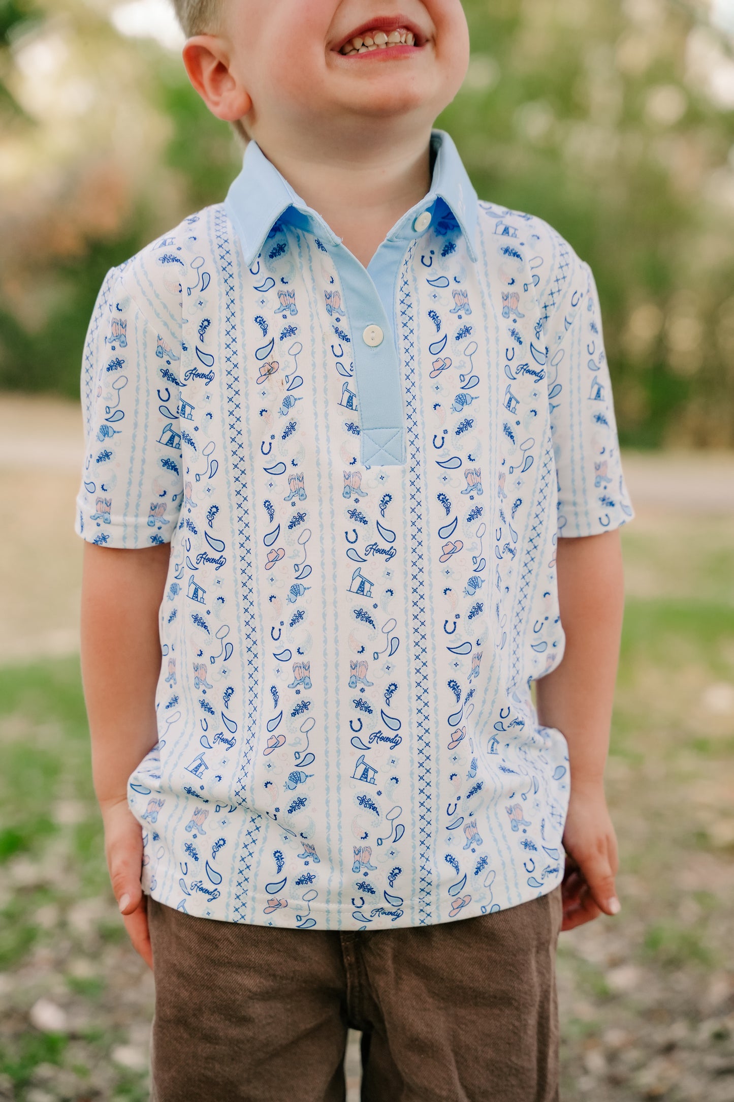 Blue Ribbon Rodeo Polo Shirt