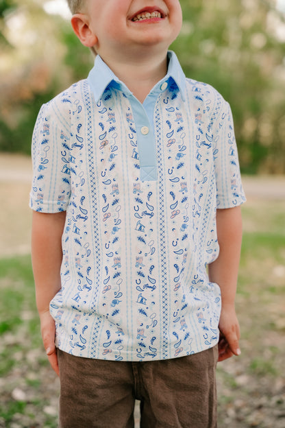 Blue Ribbon Rodeo Polo Shirt