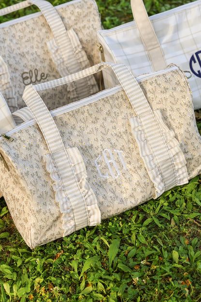 Floral Weekender Overnight Bag